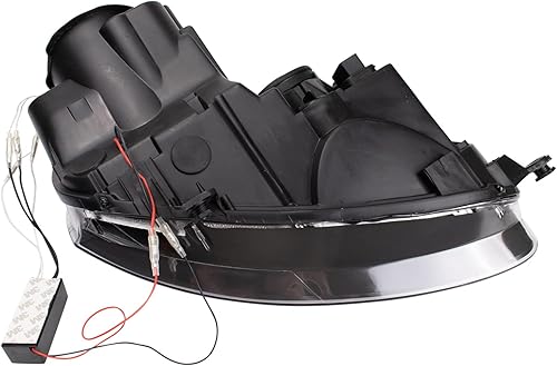 Miniatura 5 de TRQ Juego de faros delanteros compatibles con Volkswagen Rabbit 2005-2010