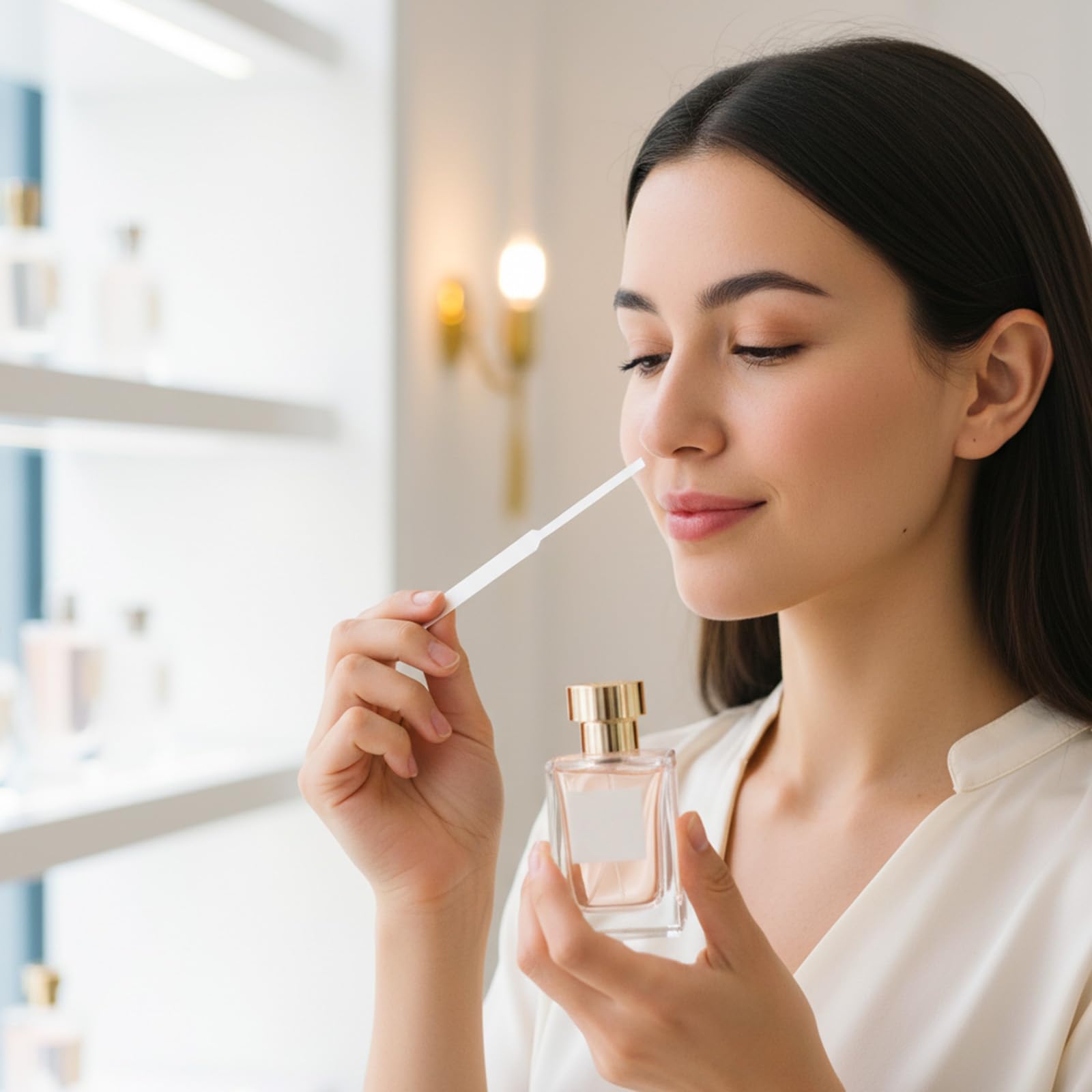 600 sztuk pasków testowych do testowania perfum, papier testowy do testowania zapachów bibuły, paski zapachowe, do testowania olejków eterycznych, perfum instant, 13 cm