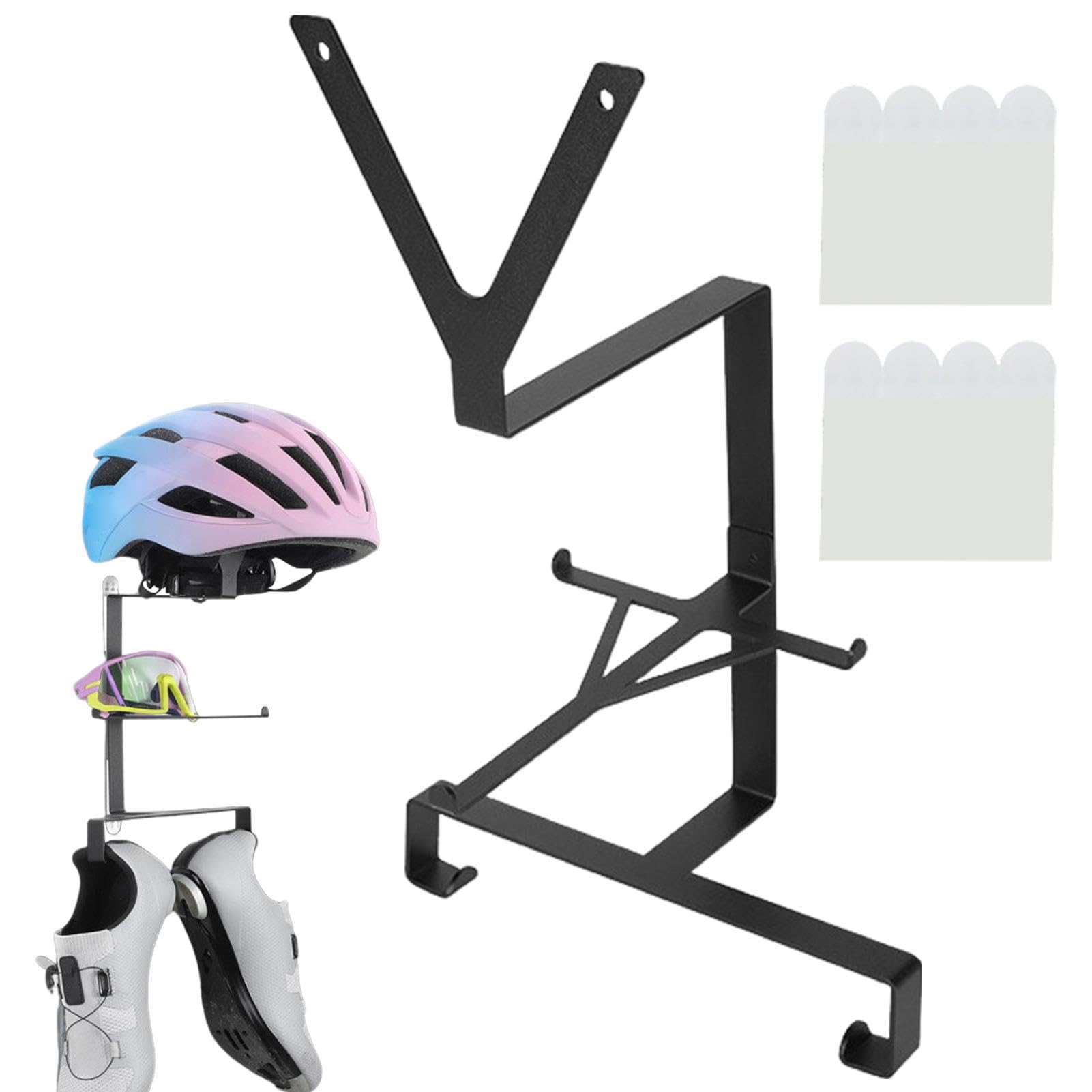 Porte-chaussures de vélo mural charge 0.9kg pour accessoires - 8