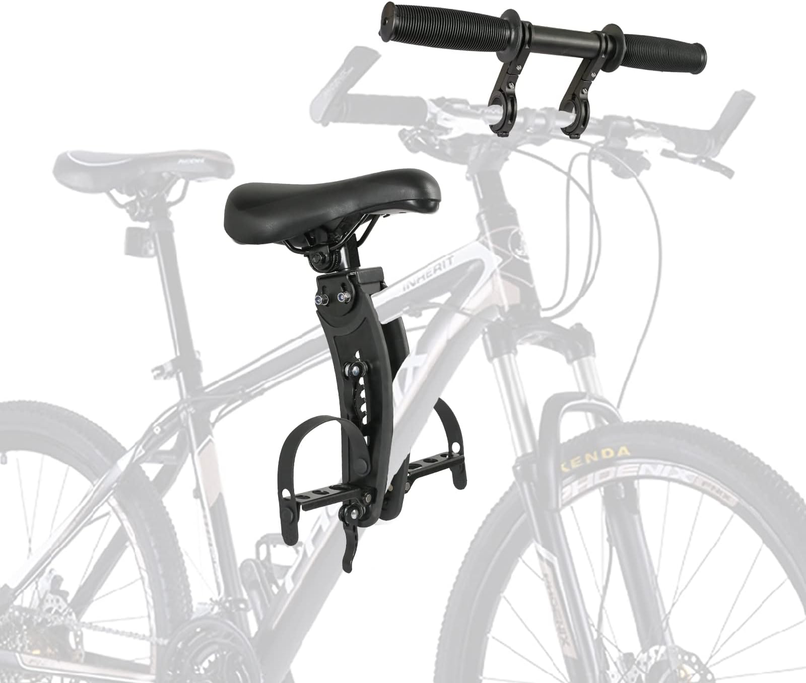 MKHDD Kids Bike Seat for Mountain Bikes Outdoor travel portable Child bicycle seat The front mounted child bike seat is easy to disassemble and install suitable for children from 2 to 5 years old¡