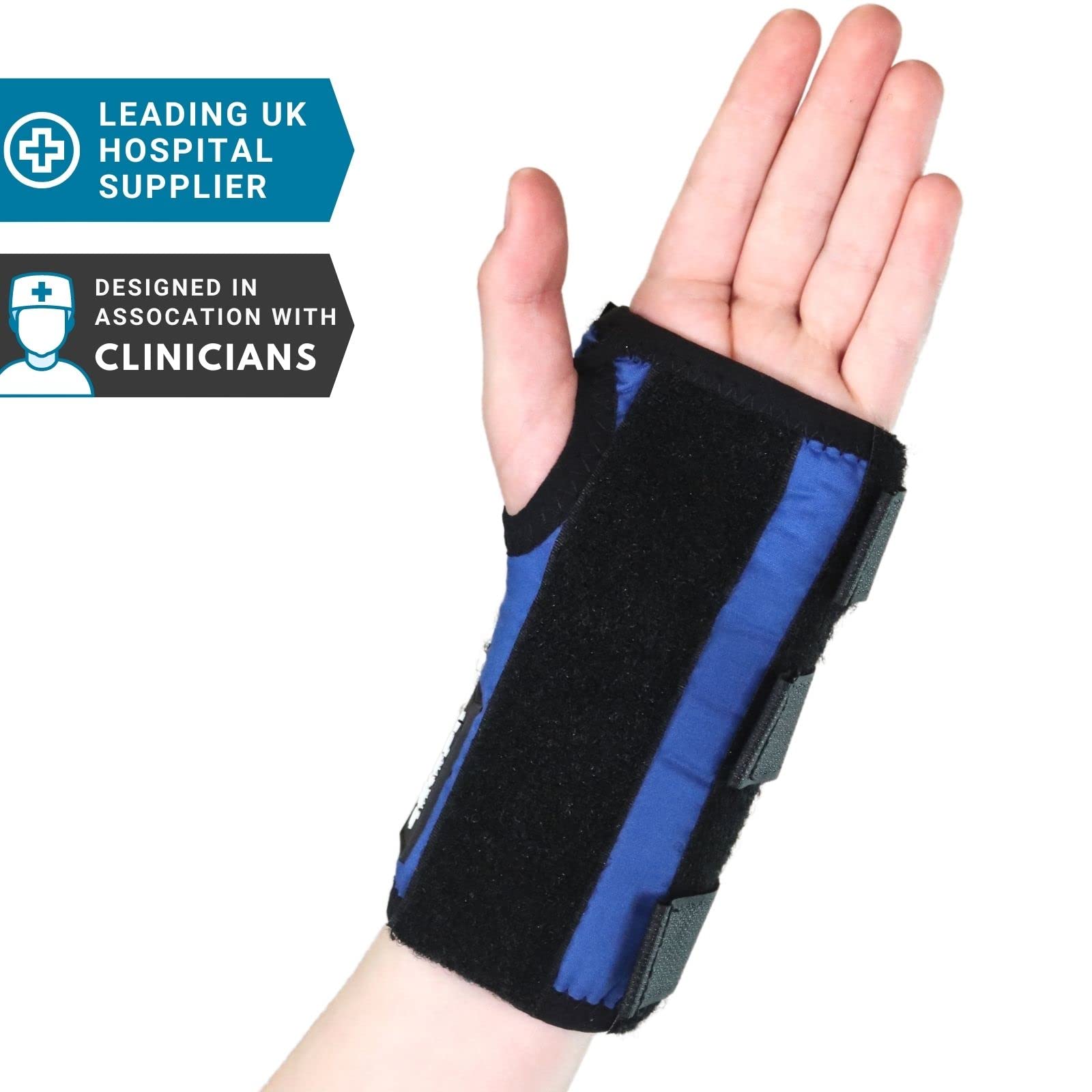 SOLACE BRACING Supporto da polso traspirante Max – Made in UK & NHS approvato tutore da polso con stecca rimovibile – # 1 per tunnel carpale, artrite, tendinite, medio,mano sinistra