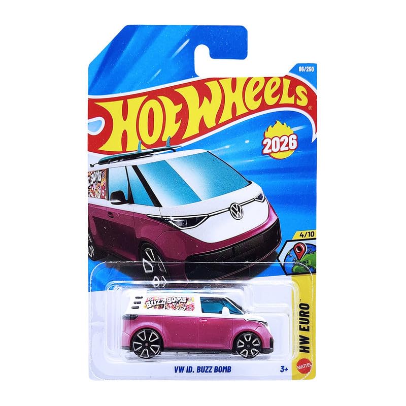 Image of Hot Wheels VW ID.Buzz Bomb HW Euro Ages 3 and Up 86 /250 (Multi)