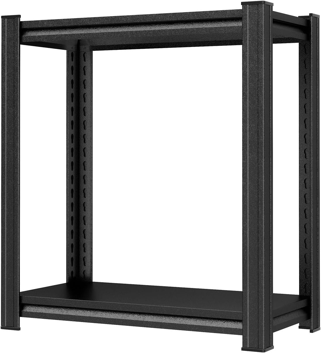 12 Deep Shelving Unit,2 Tier Metal Shelving Unit,Small Pantry Shelves for Kitchen Counter,Shelf Organizer for Baker/Book, 14" Wide, 12" Deep, 22.1" Tall