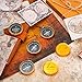 Fumete 50 Pcs Christian Gift Compasses Hiking Scripture Religious Bible Vintage Gifts for Back to School Bible Set Church Men Sunday School Teacher (Gold)