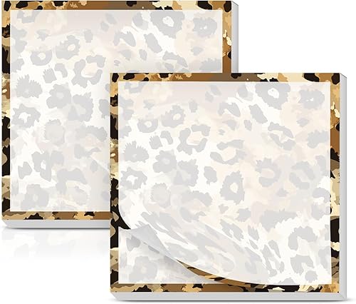 Miniatura 14 de Paquete de 2 notas adhesivas de 3 x 3 pulgadas, almohadillas autoadhesivas, lindas notas adhesivas, divertido bloc de notas a granel fácil de Flor