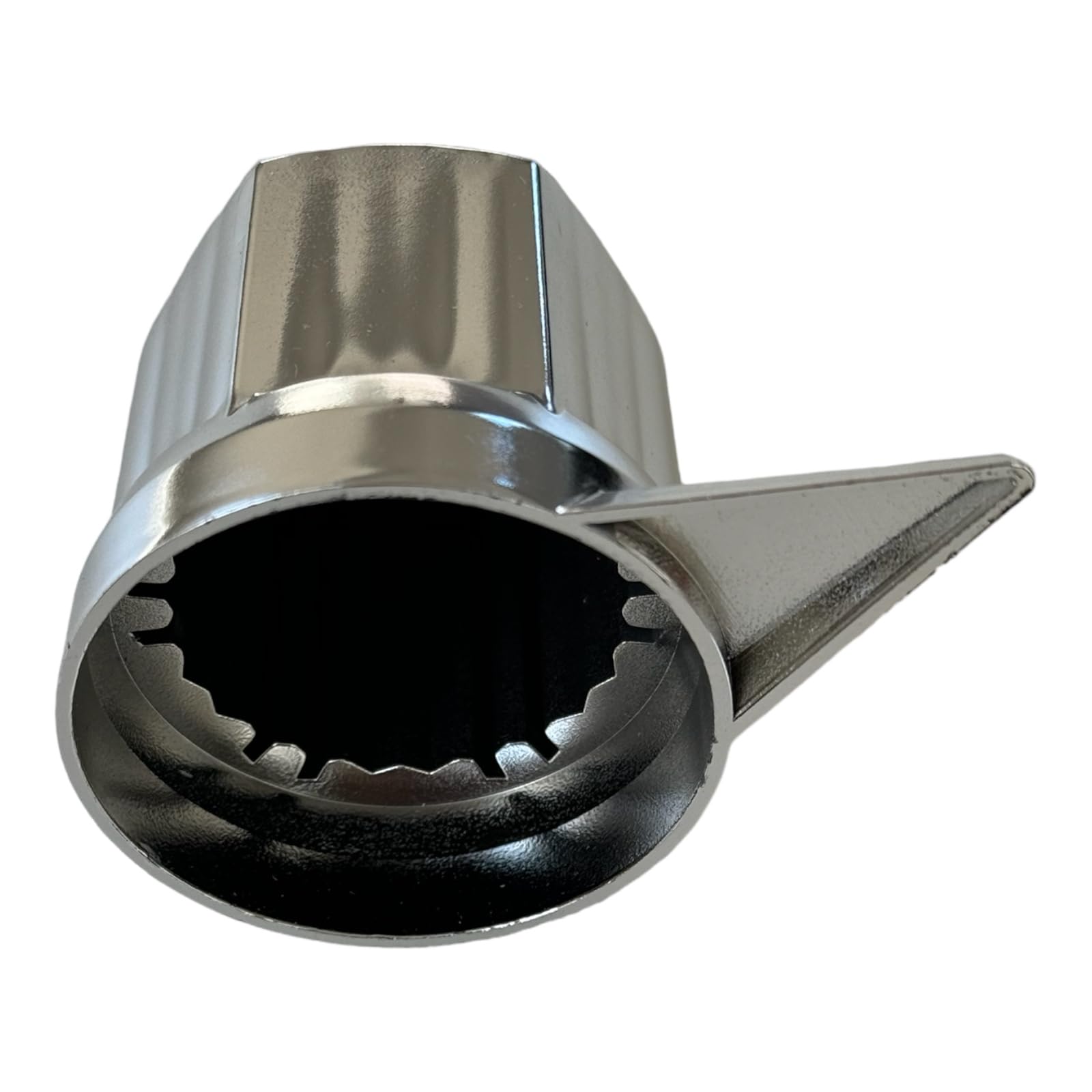 Tapones para tuercas de rueda con indicador de posición, diámetro de 32 mm, protección para tornillos de camiones (20, cromo, altura - 54,5 mm)
