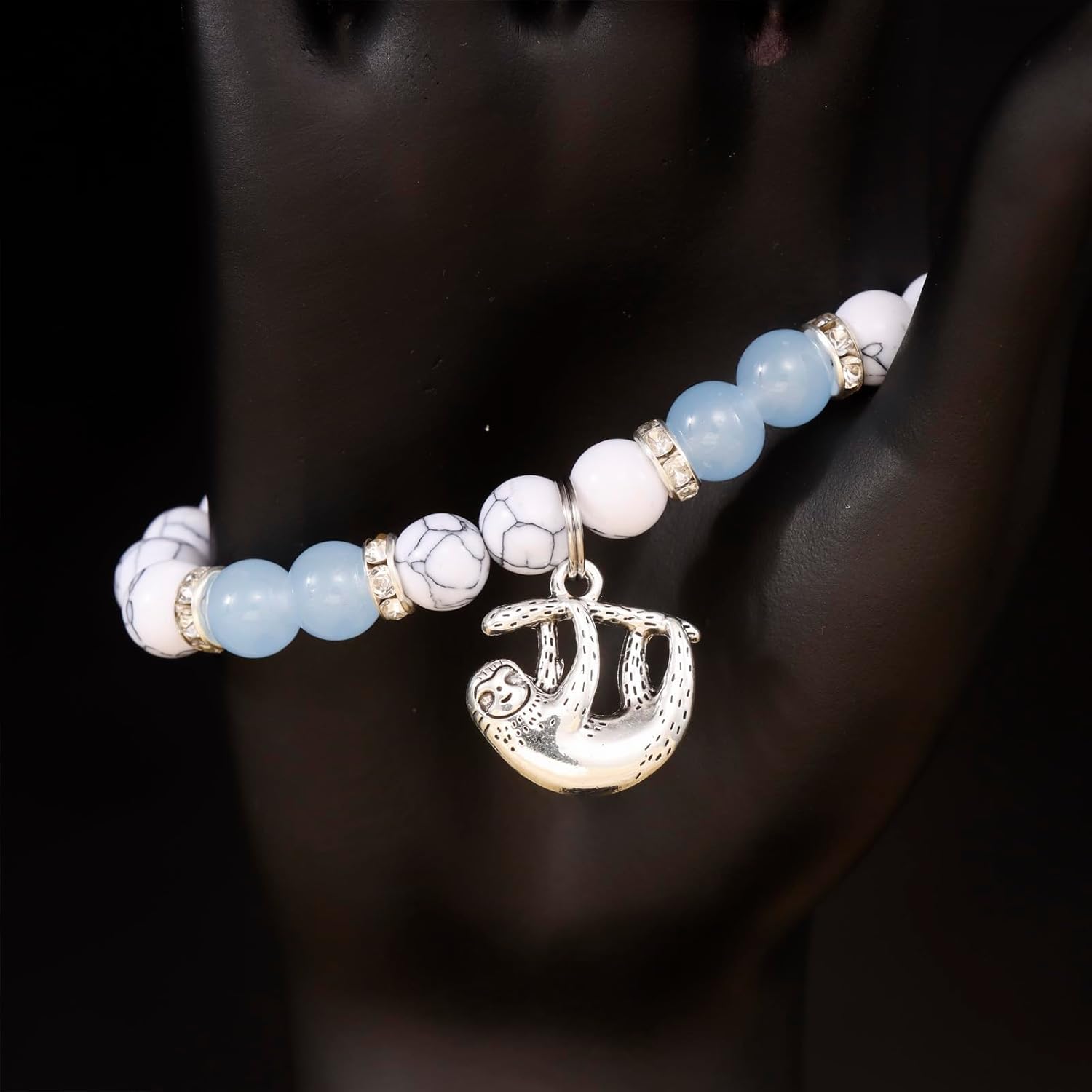 Kivosliviz Sloth Bracelet Gifts for Women Adults Sloths Lovers Themed Birthday Stuff Jewelry Sloth Bracelet - Image 7