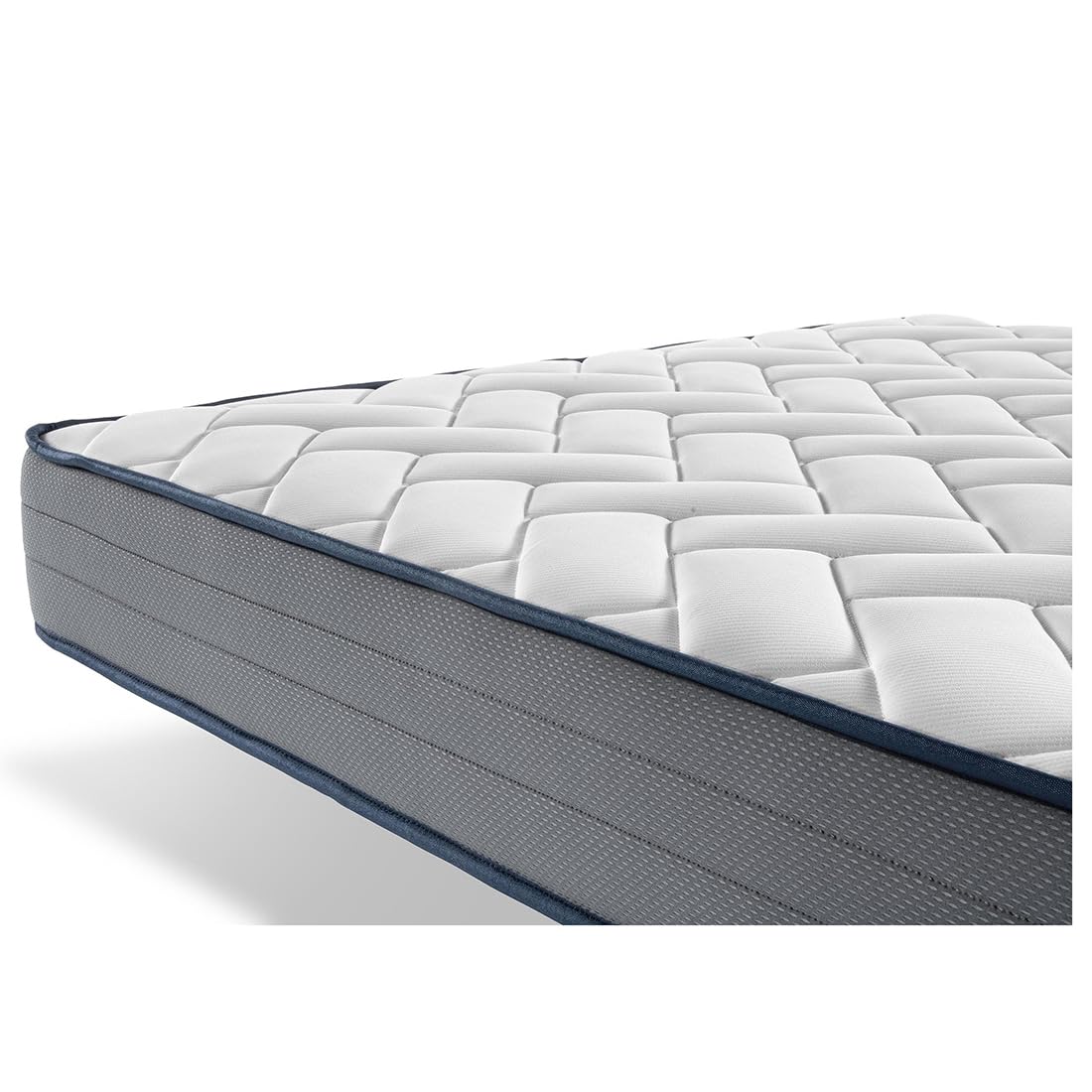 Acomoda Textil – Colchón Viscoelástico Acolchado y Transpirable para Cama Individual y Matrimonio. Colchón Doble Cara Elástico y Adaptable de Alta Densidad con 20 cm de Altura (135x190 cm)