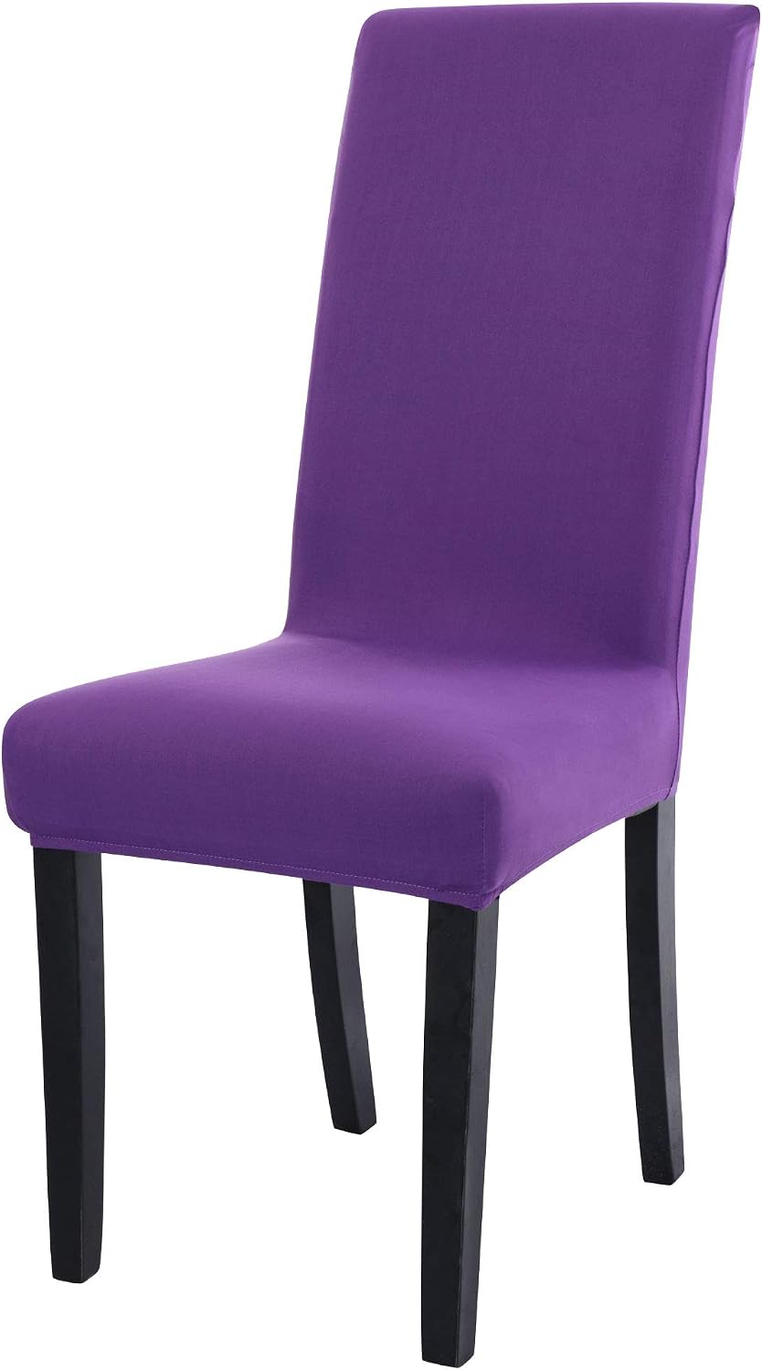 sourcing map High Back Dining Chair Covers, Stretch Removable Washable Bar Stool Slipcovers/Protectors