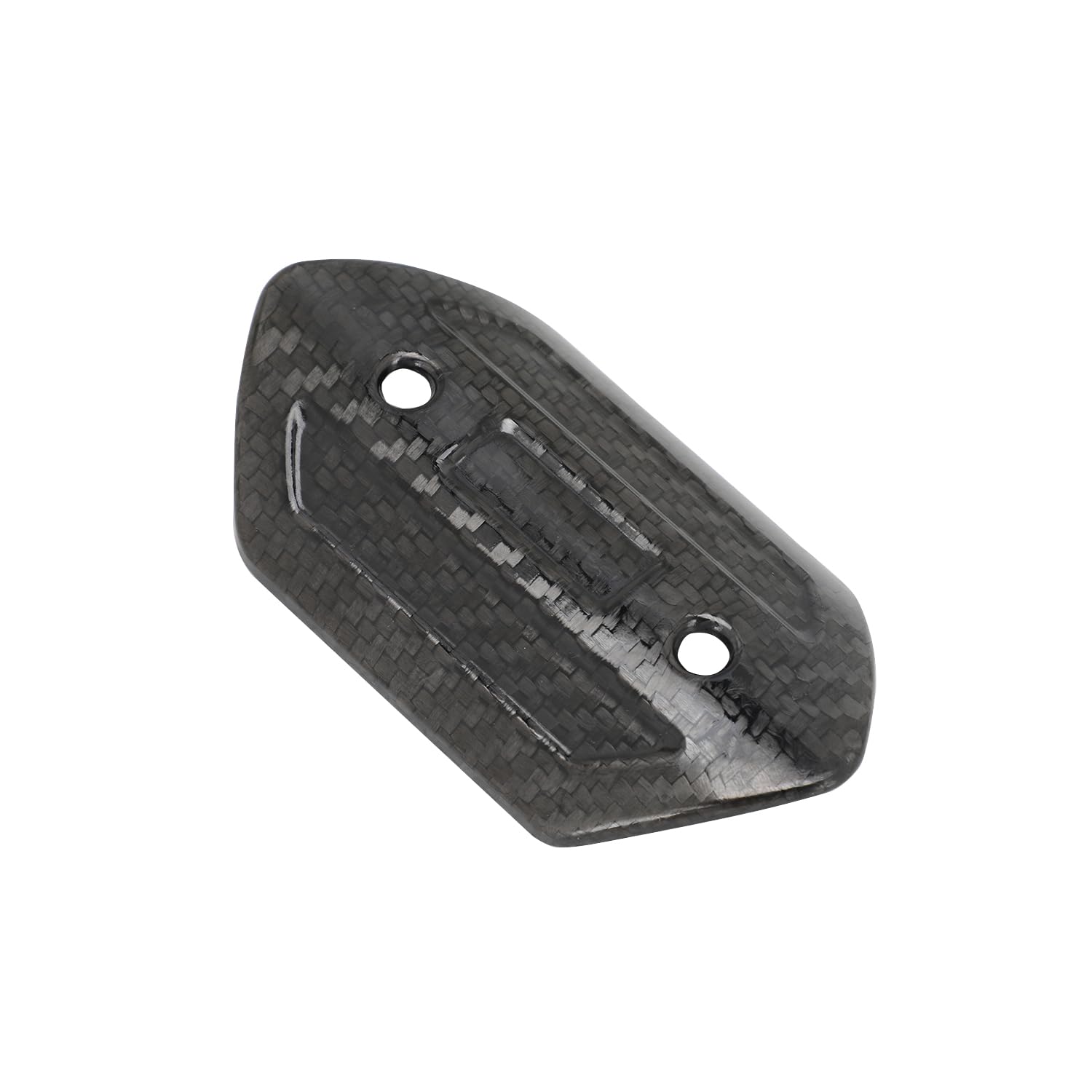 Protector térmico de fibra de carbono real para motocicleta, protector de tubo de escape universal para la mayoría de motocicletas, deportes de calle, motocross
