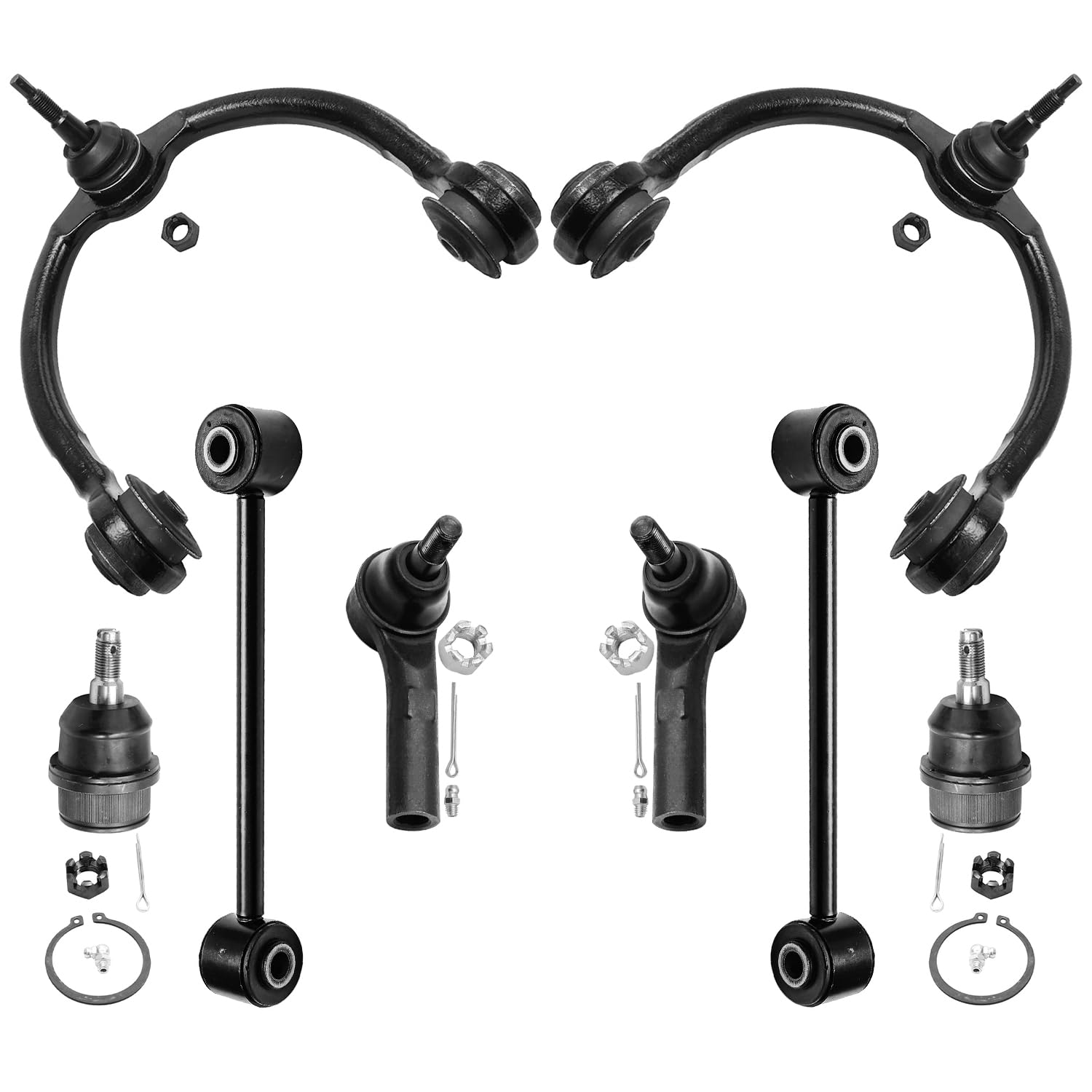 Detroit Axle - 8pc Front End Kit for Jeep 2005-2010 Grand Cherokee