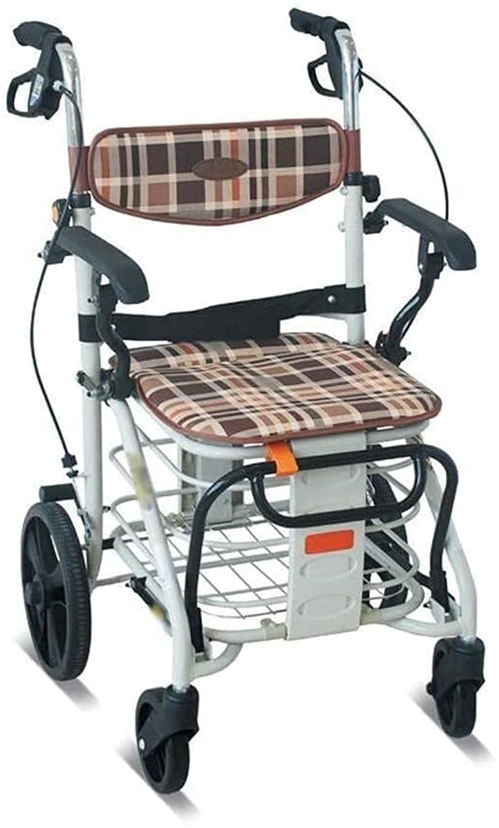 Chodzik Rollator Chodzik Roller Dla Osób Starszych - Aluminiowy Składany Chodzik, Regulowana Wysokość, Pomoc W Chodzeniu Dla Osób Starszych Tęsknisz Za Niezawod,