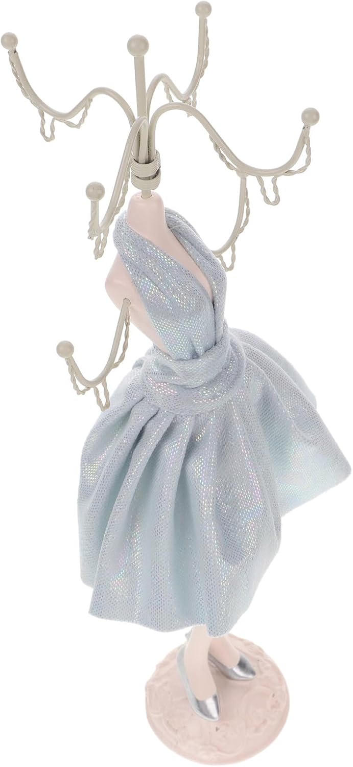 Necklace Display Stand Mannequin Jewelry Showcase Rack for Pendants