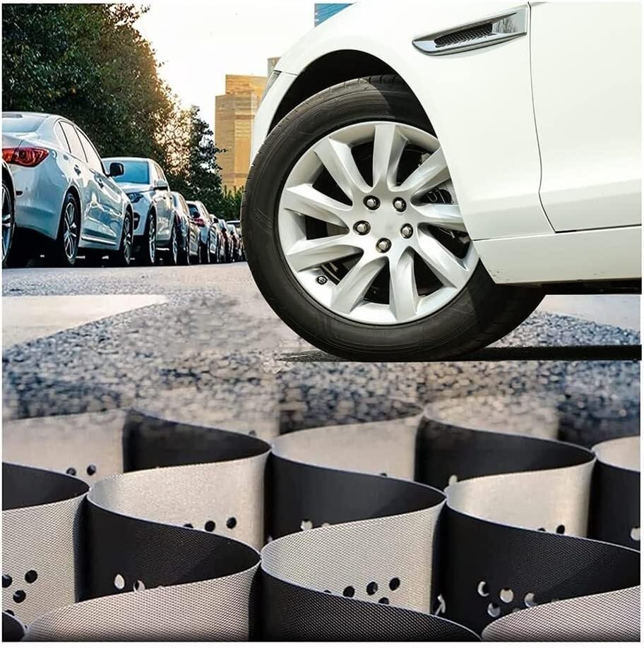 Grille de sol en gravier pour aménagement paysager et stabilisation de sous-couche de parking