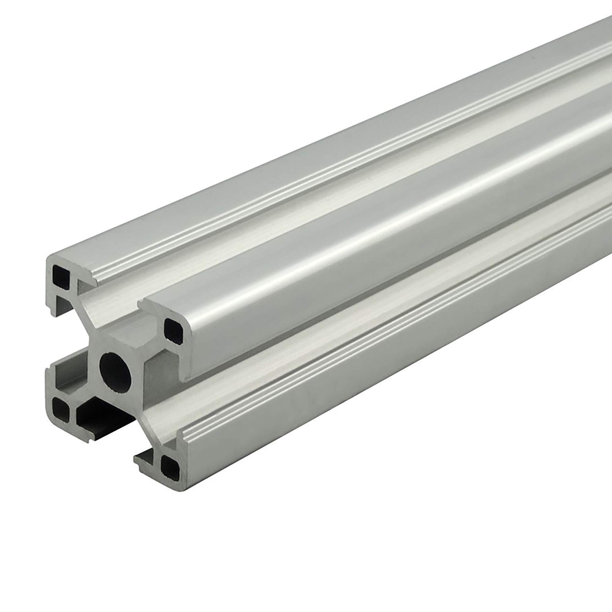 Lot de 2 profilés en aluminium 1 000 mm 3030 Type T Norme européenne 30 x 30 Profil en aluminium extrusion linéaire pour imprimante 3D et machine de gravure laser CNC
