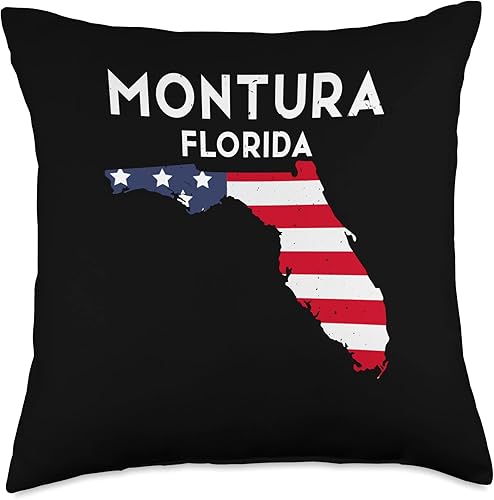 Miniatura 5 de USA State Florida America American Tourist Travel Montura Florida USA State America Travel Floridian - Almohada de 16 x 16 pulgadas, multicolor