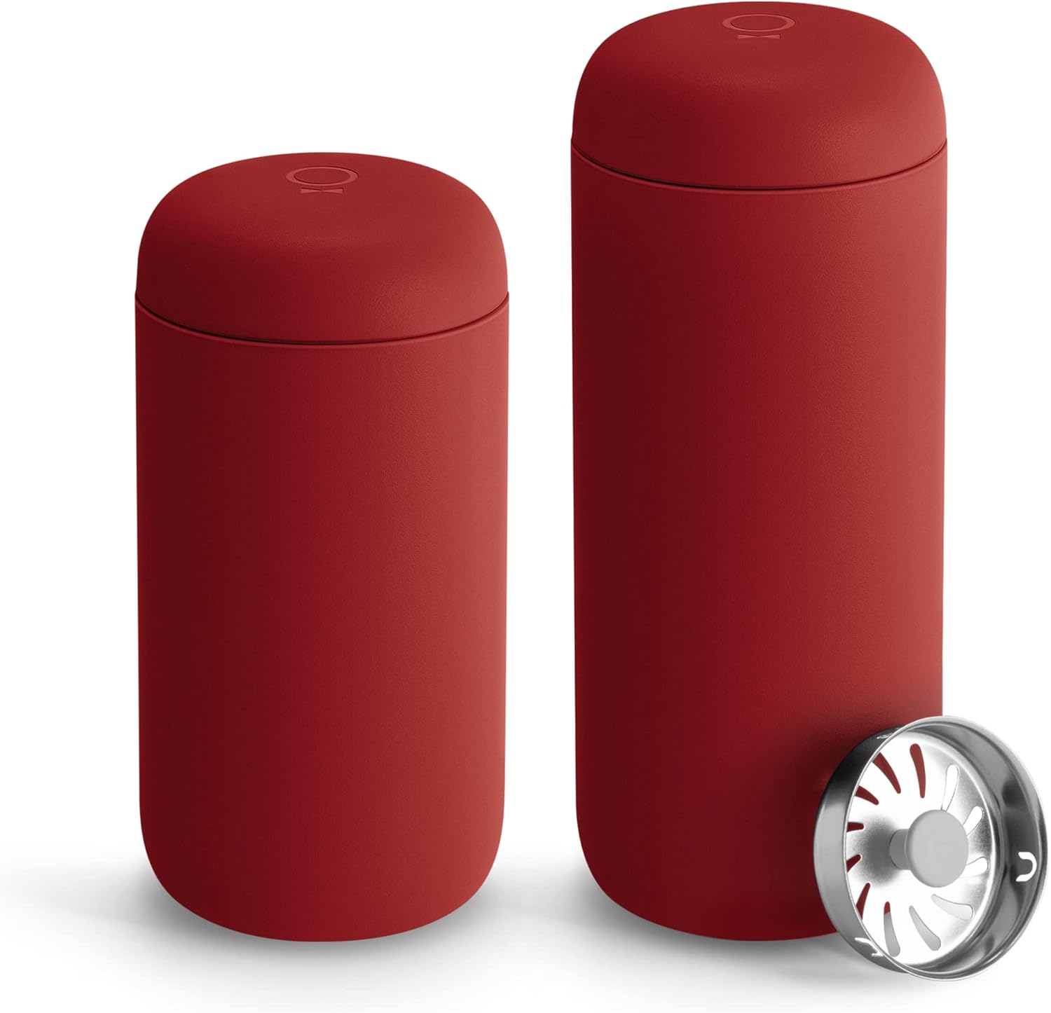 Fellow Carter Move 12oz Ceramic-Lined Travel Mug with Lid - Leak-Proof Vacuum Insulated Coffee Tumbler, No Metal Taste, 12hr Hot/24hr Cold, Slim, Fits Cup Holders, Splash Guard, BPA-Free, Red - Image 6