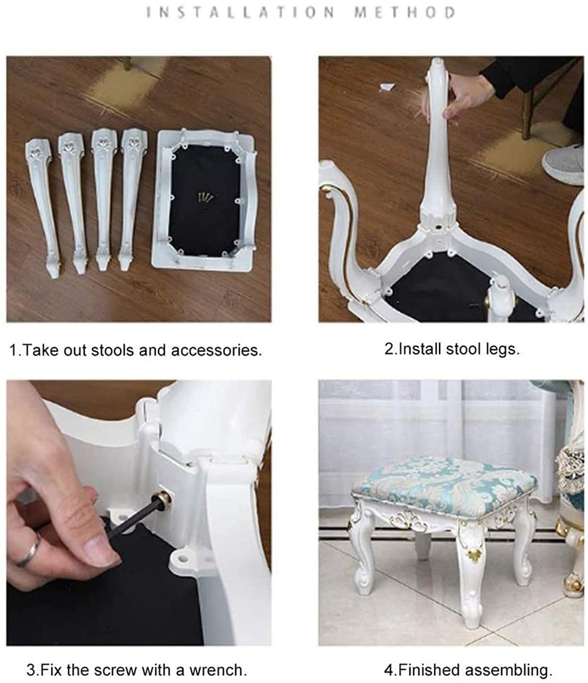 Panche per Pianoforte, Sedia da Toeletta in Pelle, Cuscino Regolabile, Panche per Tastiera per Pianoforte Imbottite, Sgabello per Scarpe da Ingresso, Bianco