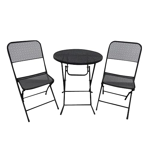 Padova 3 Piece Bistro Outdoor Backyard Dining Set with 2