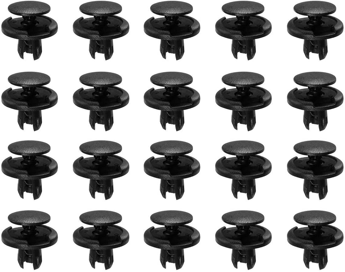 PartsSquare 20pcs Nylon Bumper Fender Liner Fastener Rivet