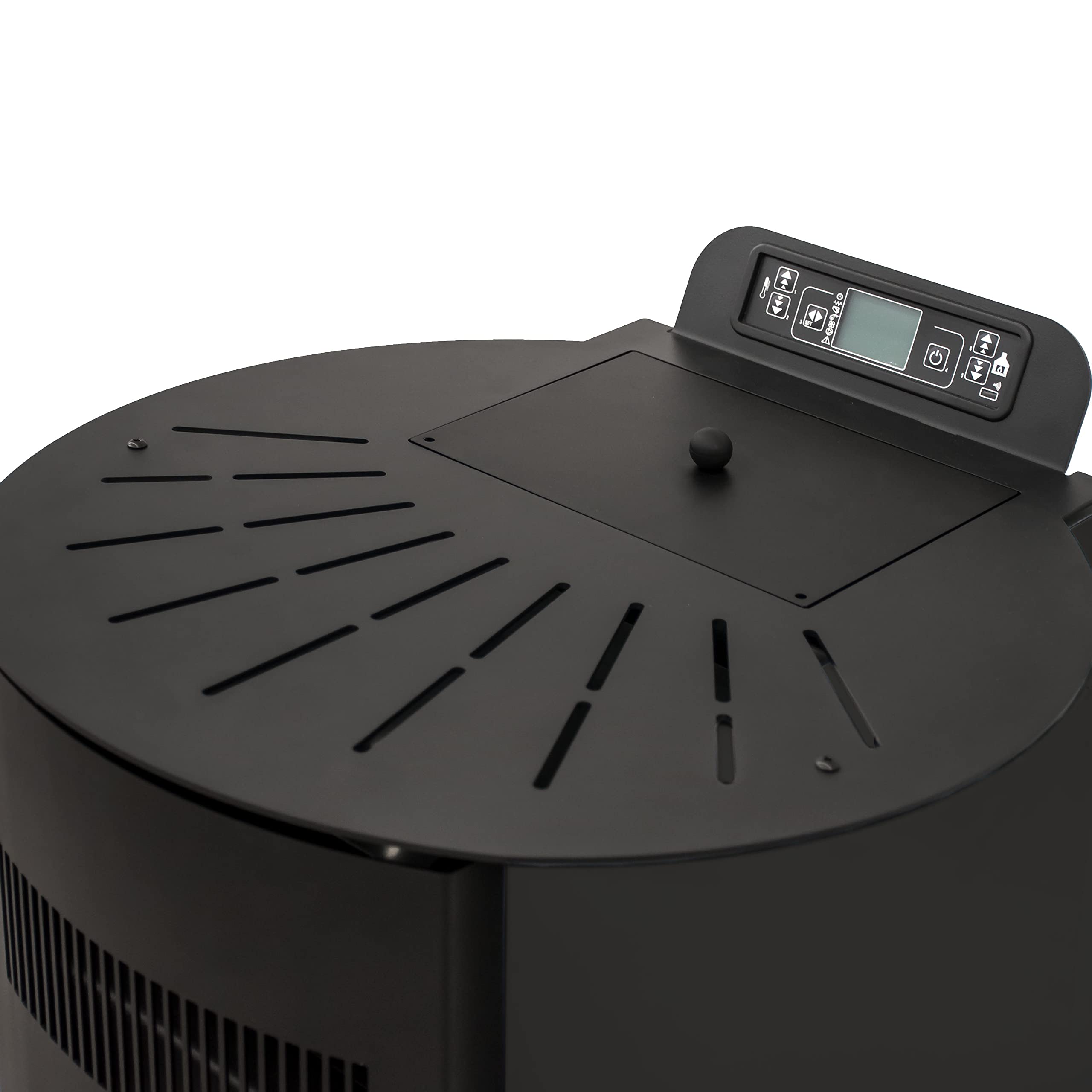 STUFE A PELLET ITALIA Boston 9 KW WiFi | Poêle à Granulés à Air Ventilé Efficacité 91% Chauffe 80m² Autonomie 21H Programmable Contrôle à Distance WiFi 5 Vitesses et Puissances Garantie 24 Mois Noir