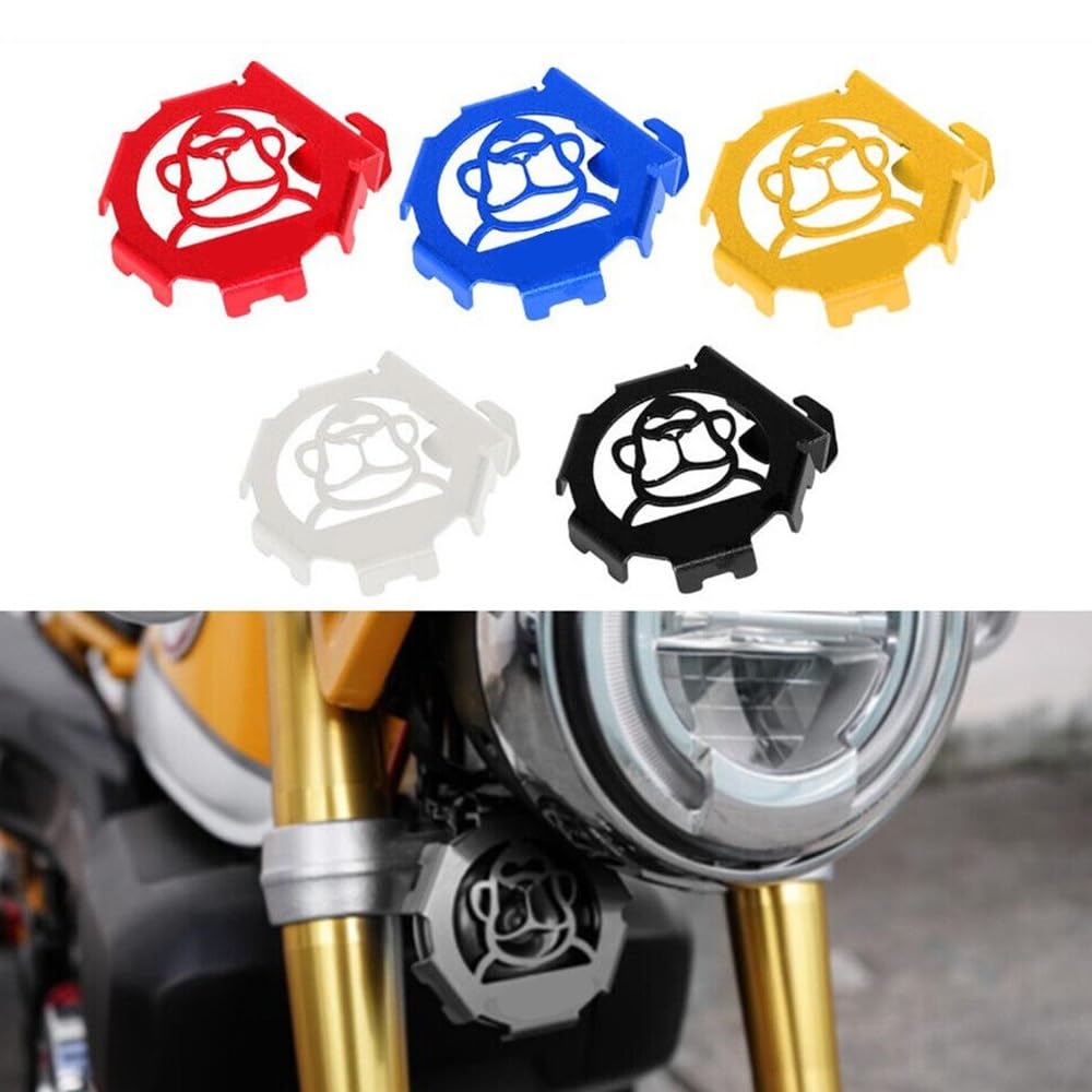 Protector de bocina CNC for motocicleta Honda Monkey 125 (2018-2024)(Silver)