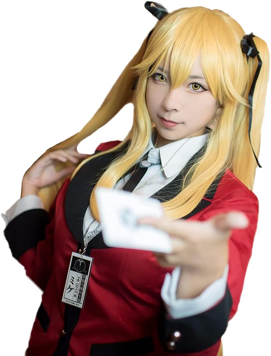 [milky time] ウィッグ付き 賭ケグルイ 早乙女 芽亜里 メアリ コスプレ ハロウィン 衣装 金髪 セット