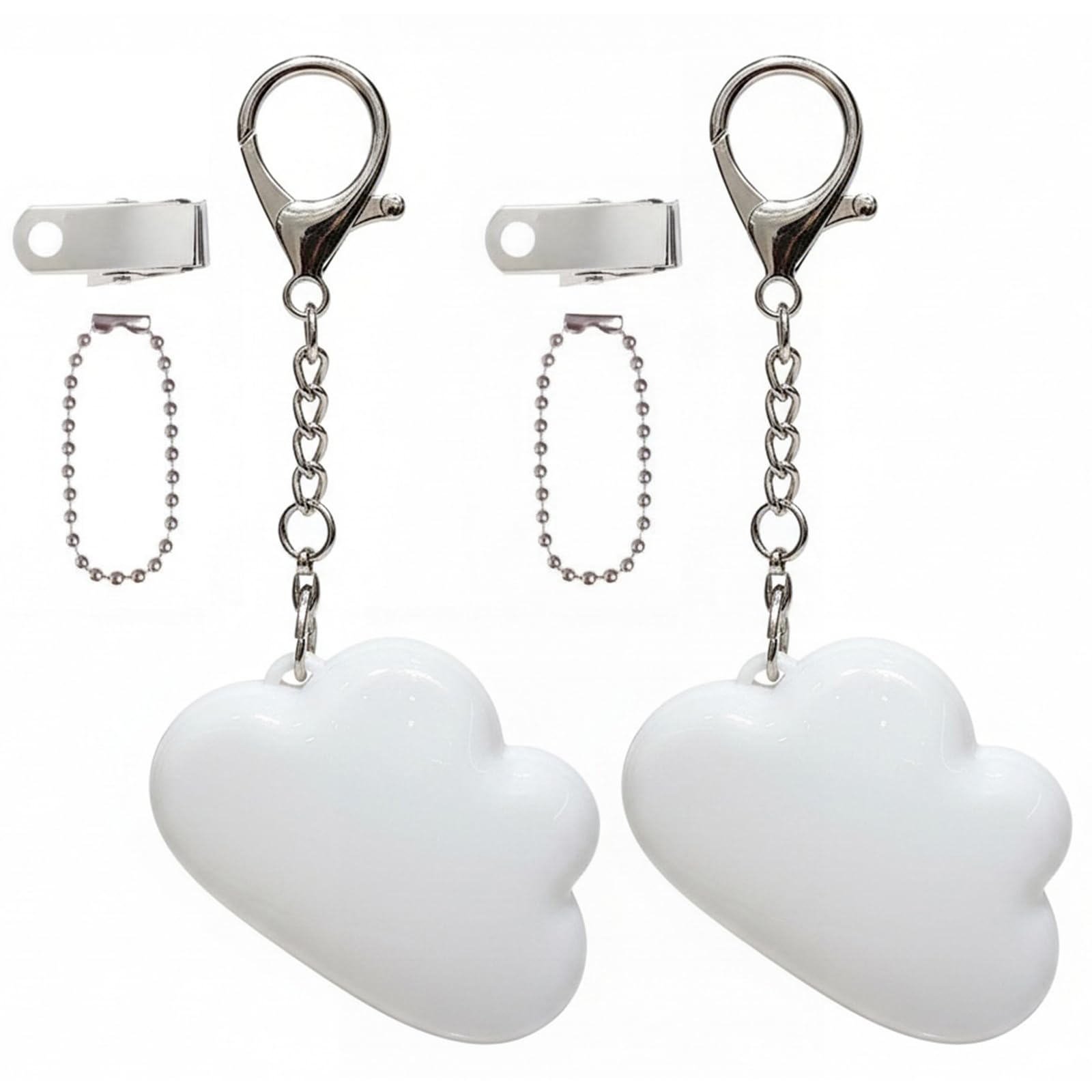 2Pcs Purse Light Handbag Lights, Automatic Sensor Touch Activated LED Lamp, Cloud Shaped Rechargeable Glow Lights for Women Bag, USB Night Light for Handbags & Purses, Gift for Ladies Girls