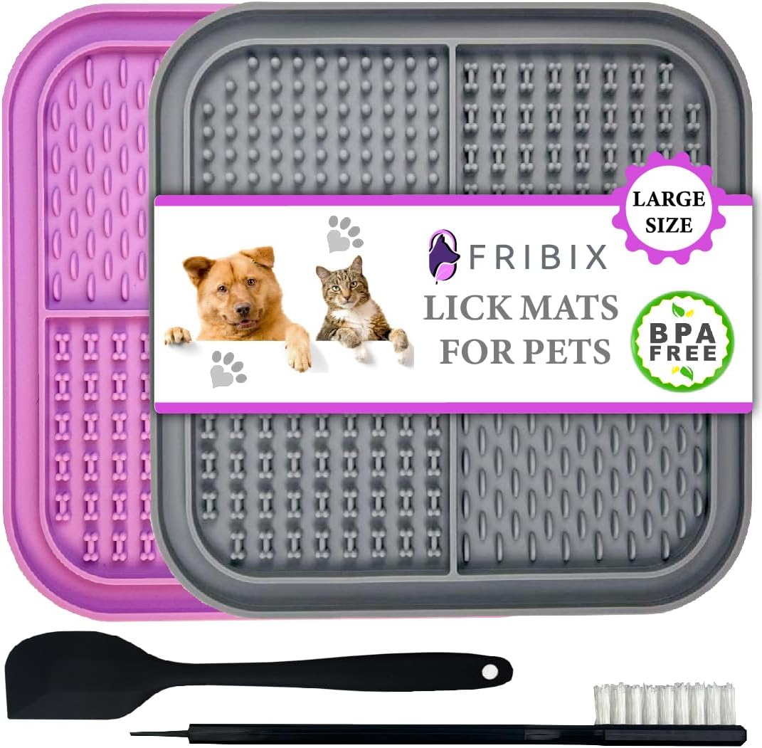 3 Pcs Lick Mat for Dogs & Cats, Lick Mat for Dogs with