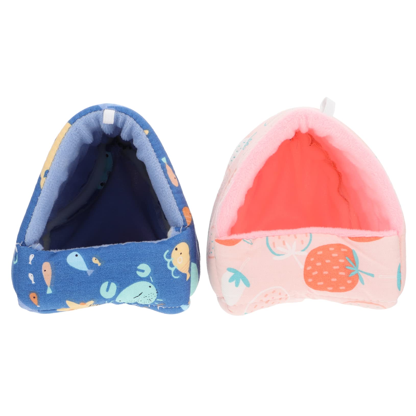 ORFOFE2pcs hamster nest hamster winter house Parrot Plush Nest dwarf hideouts hedgehog house warm house hamster house bed Hamster Bed bedding hamster rat bed cotton chinchilla small