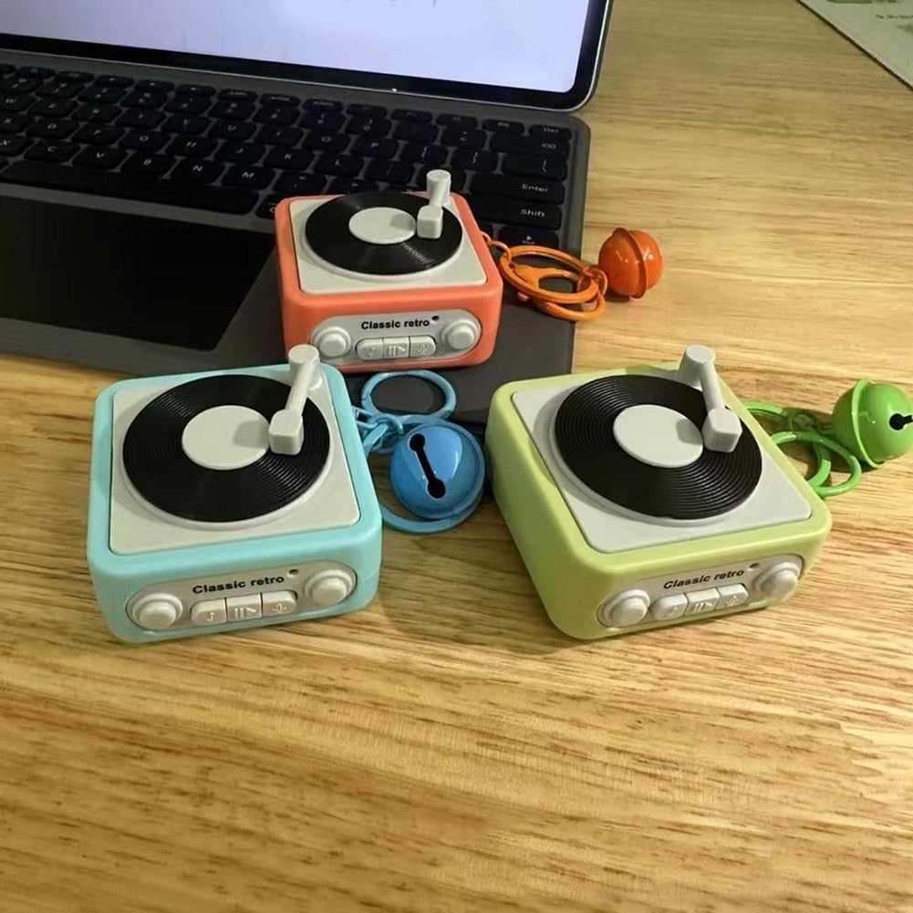 Portachiavi con mini registratore vocale per messaggi personalizzati e musica, perfetto per catturare momenti spontanei (A)
