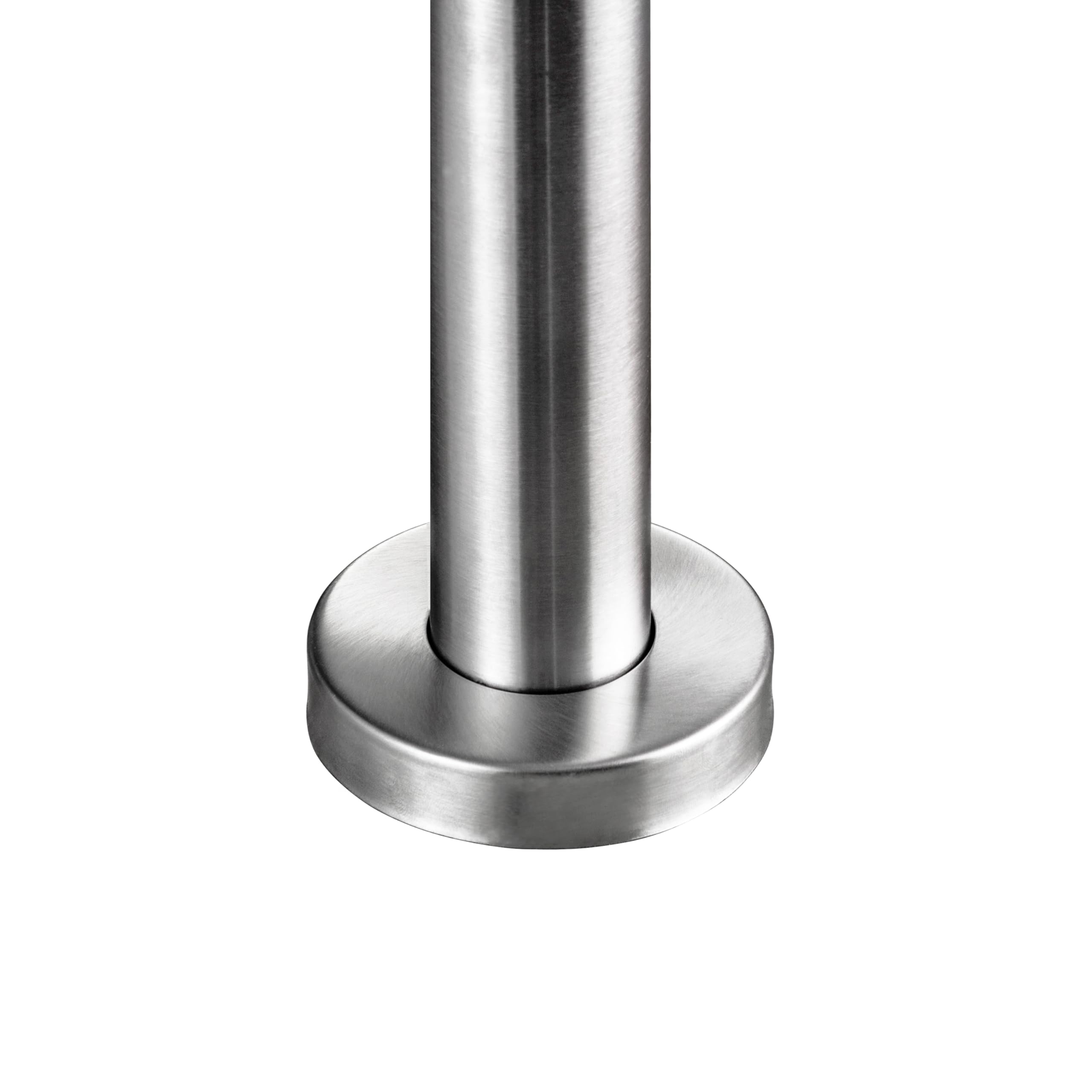 Garde-corps 200cm avec main courante, en acier inoxydable 201, pour intérieur et extérieur, garde-corps avec 5 traverses