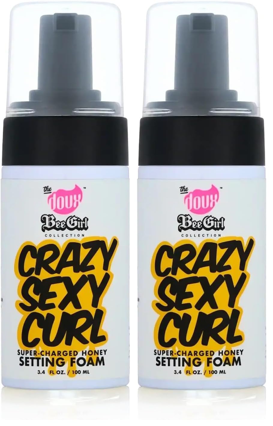 The Doux Crazy Sexy Curl Setting Foam 3.4 Fl Oz (Pack of 1), Gold