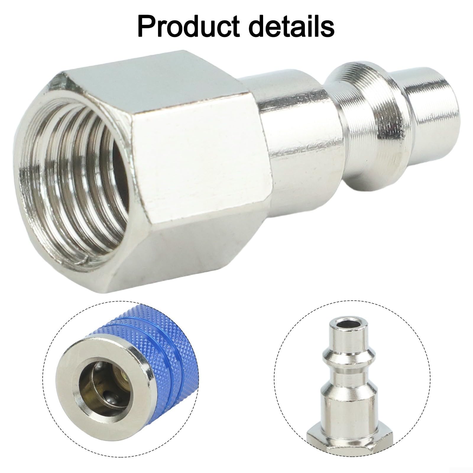 Lot de 20 raccords rapides pour tuyau d'air pour connecteurs en acier 1/4 NPT avec construction robuste, convient pour les outils pneumatiques professionnels et une utilisation industrielle