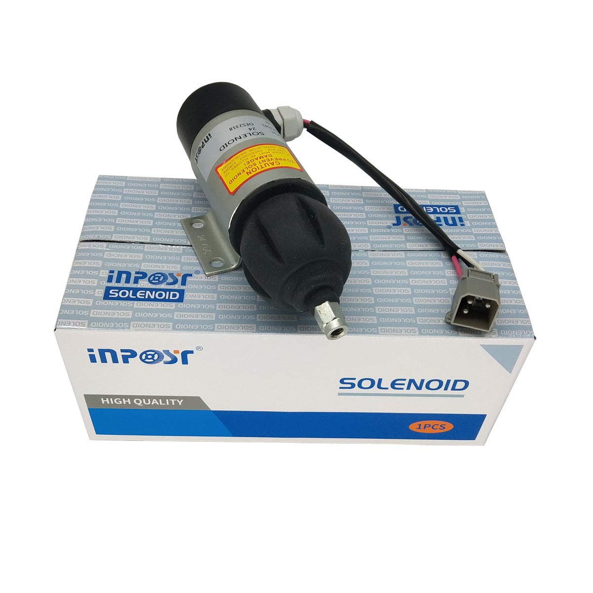 OE52318 24 V válvula de solenoide de apagado de combustible para Perkins 2006 3008 3012 Series Volvo Penta 872825 873754 1830592 872458 881969