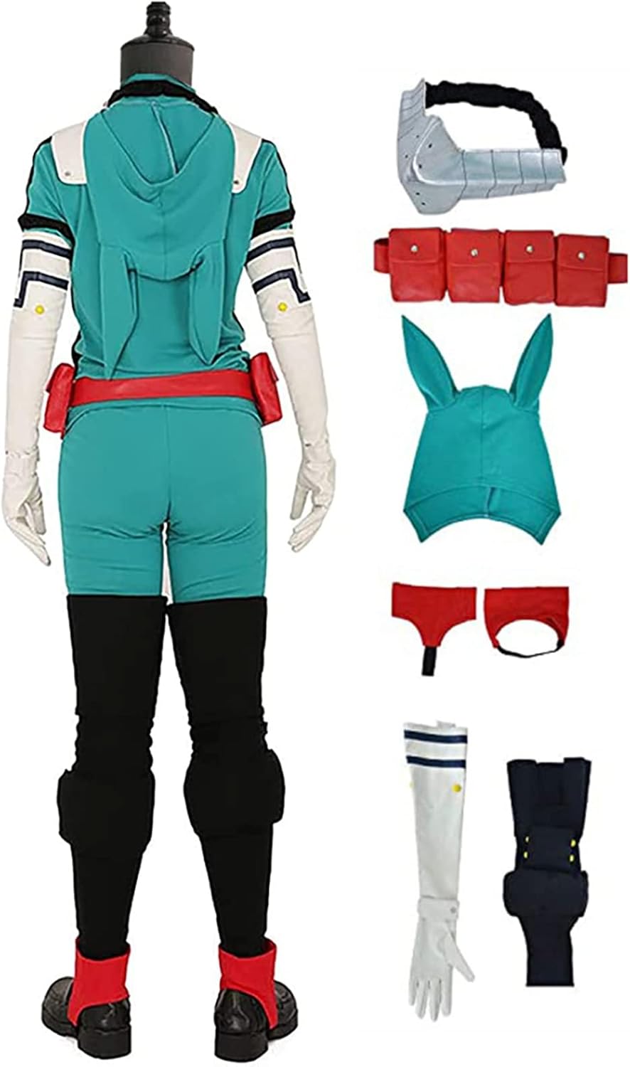 Moalioi Deku cosplay Anime Costume Midoriya Izuku Cosplay Costume Jumpsuit Fighting Suit Full Set Halloween Outfit - Image 4