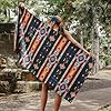 Sprints Athletic Running Towel, Full-Sized, Car Seat Cover - Performance Microfiber (Aztec Artisans & Chocolate Currency) #3