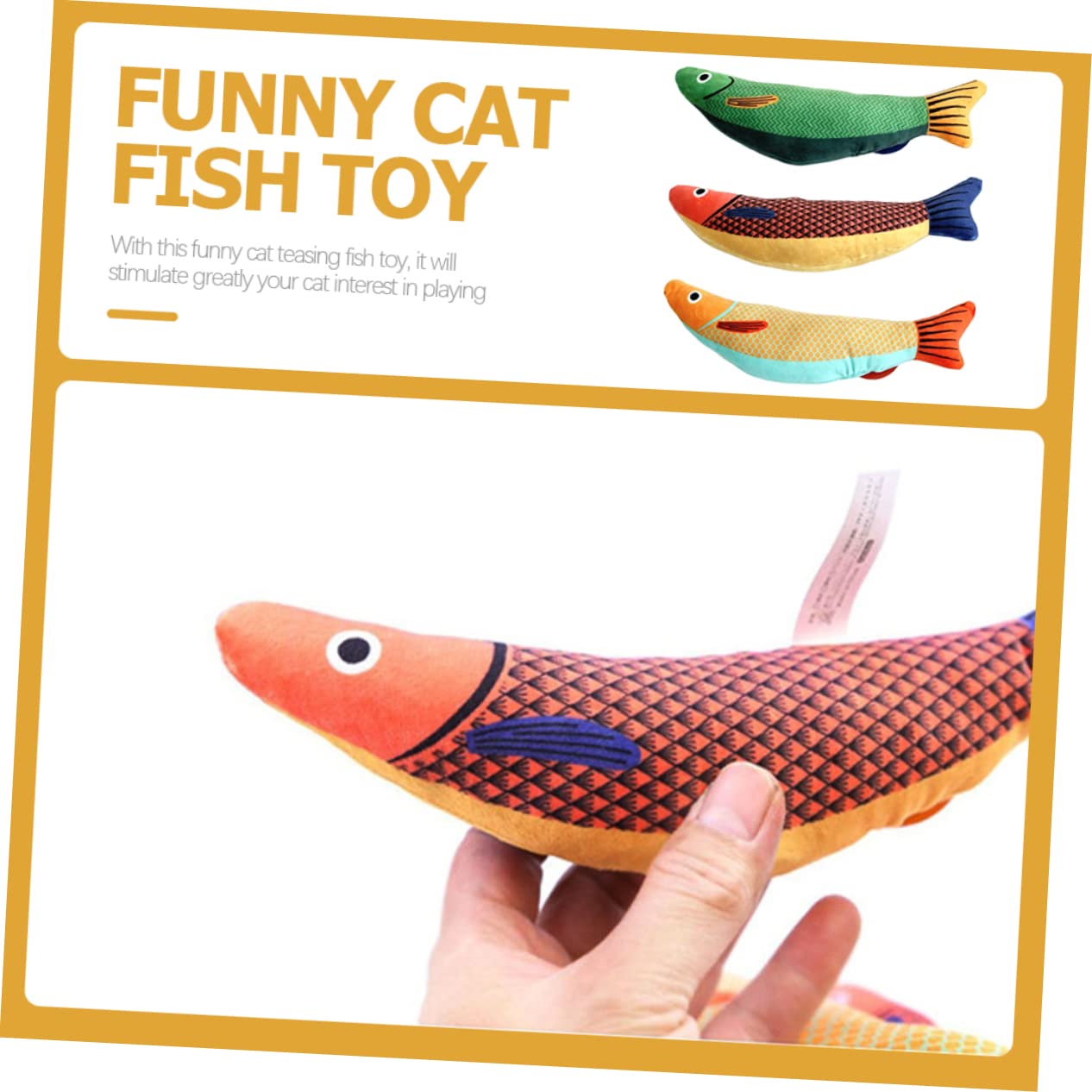 Happyyami 9 Pz giocattolo per gatti giocattoli interattivi per gatti per gatti indoor gatto esercizio giocattolo cane cat toys giocattoli per gatti giocattolo pesce gatta forma di pesce