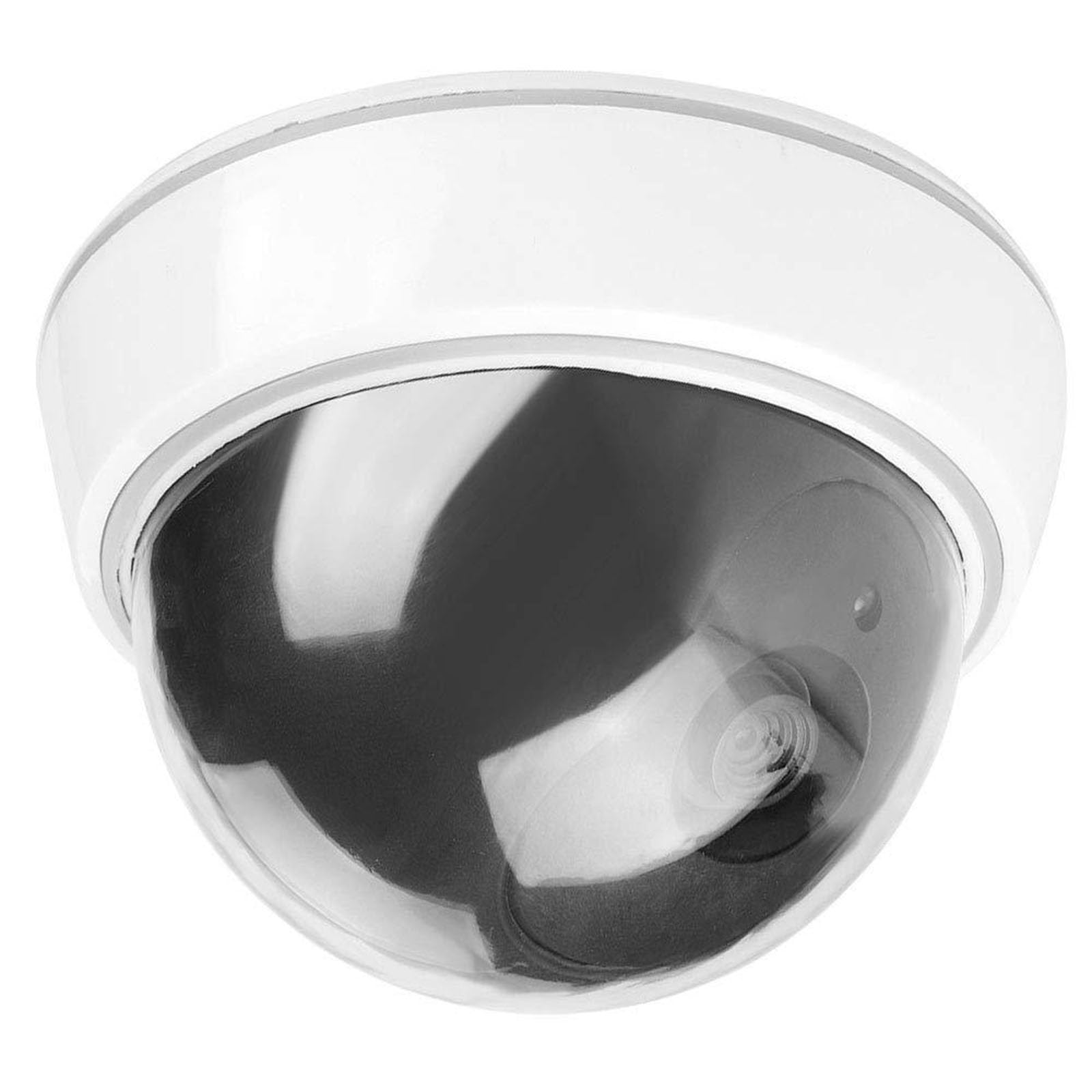 Multipurpose Imitation CCTV Fake Security Camera Weather Resistant ABS Construction for Stores Offices Residences Fake Security Camera with LED Light