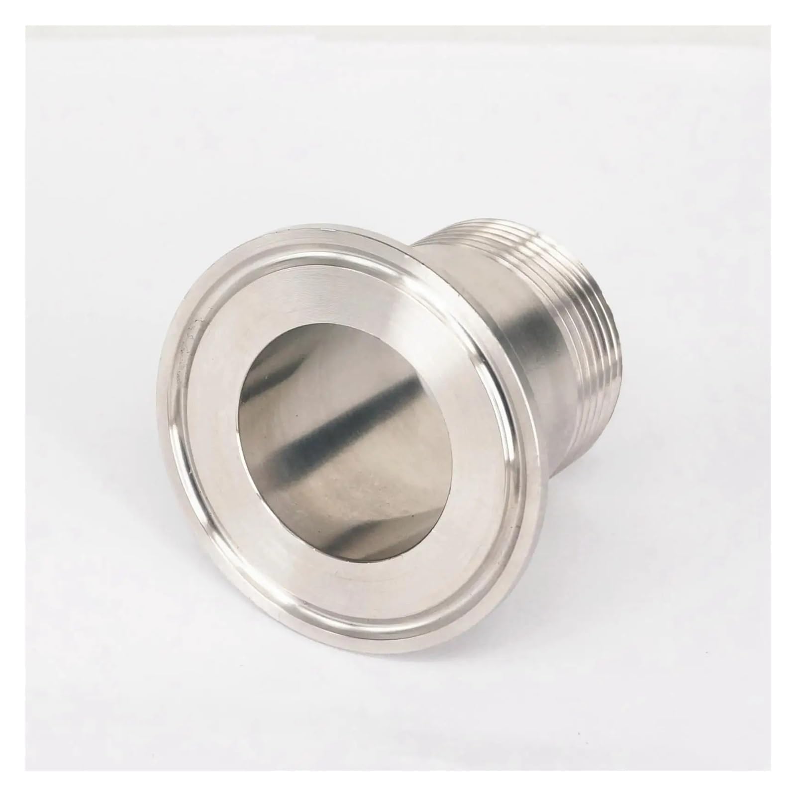 DN32 1-1/4" BSPT Male x Ferrule O/D 64mm Tri Clamp 2" 304 Stainless Steel Pipe Fitting for Wine