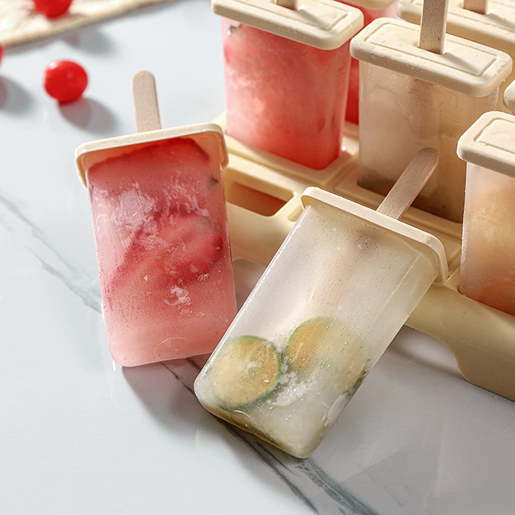 Moldes para polos， Bandejas for paletas con protección antigoteo for paletas caseras. Fácil liberación. Diversión con niños.