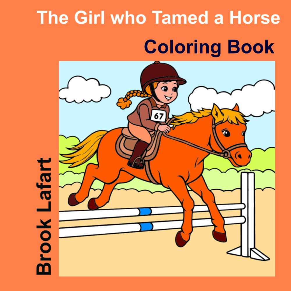 The Girl who Tamed a Horse: Coloring Book