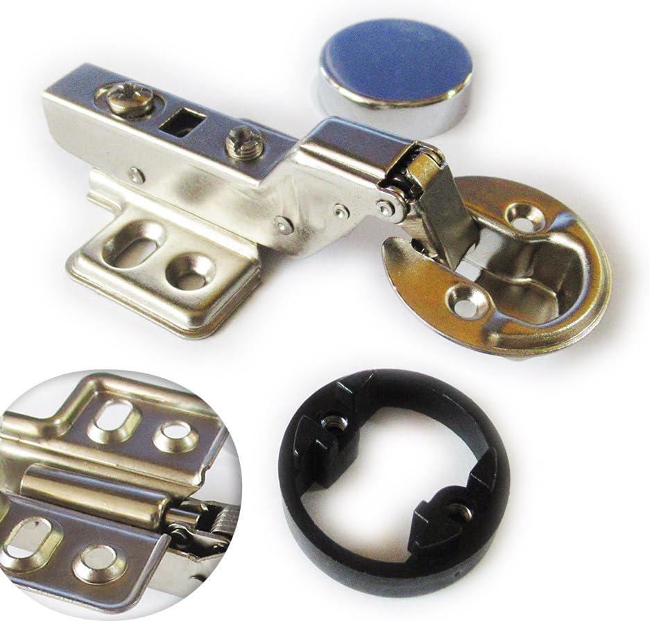 Dia 1"/26mm Hole Euro Hydraulic Soft Close Hinge for Cabinet Glass Door (Insert), Not for Dia 30mm Hole