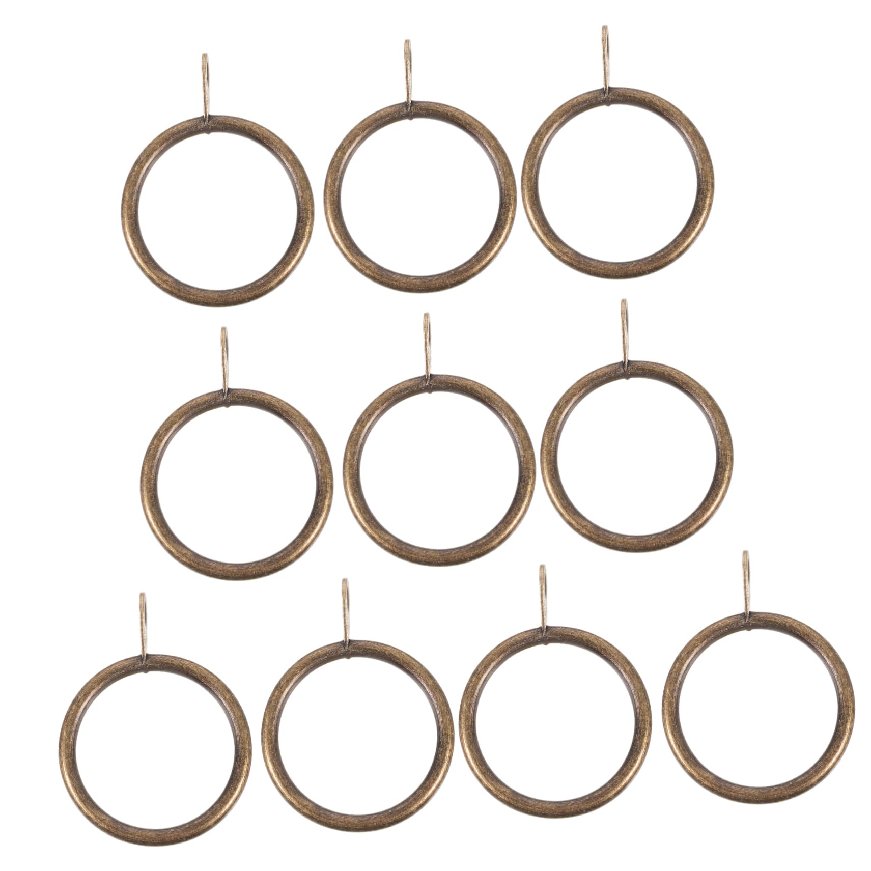 GOOHOCHY 20pcs Shower Curtain Eyelet Rings Drapery Hanging Rings for Easy Installation Elegant Design for Home Decoration Compatible with Various Curtain Styles