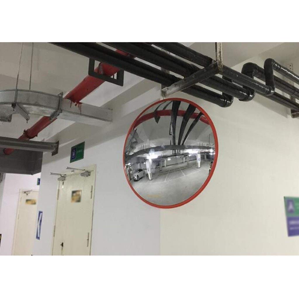 Espejo de Seguridad para tráfico, Duradero, Convexo, retrovisor cónico para vehículos Espejo Convexo Adecuado para Varios Cruces de 80 cm (Color: B, Altura: 80 cm)