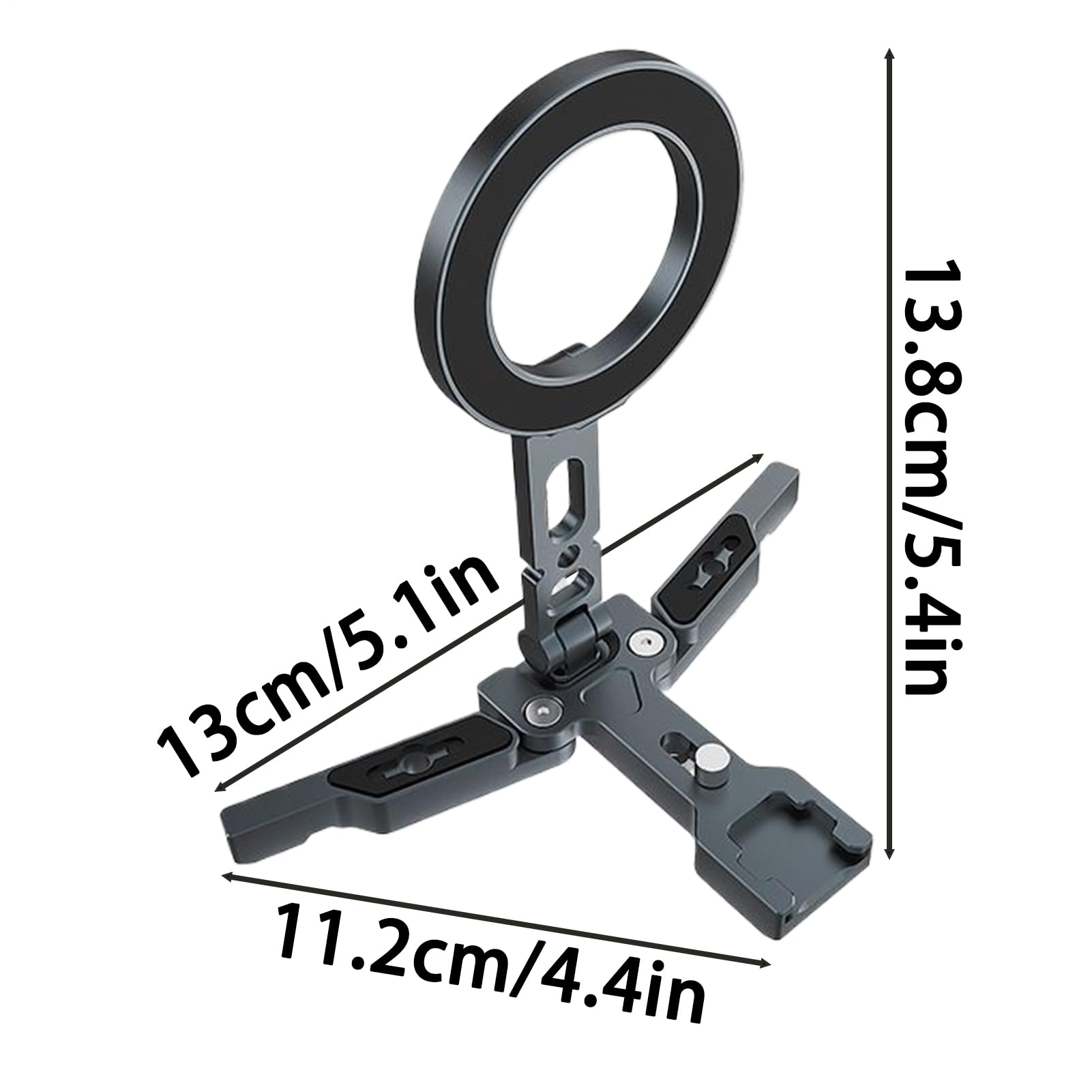 Supporto Magnetico Per Cellulare Regolabile Per Cellulare E Fotocamera | Supporto Da Scrivania Con Magnete Forte Per Cellulare Vlogging, Cellulare, Fotocamera, Scrivania, Viaggio