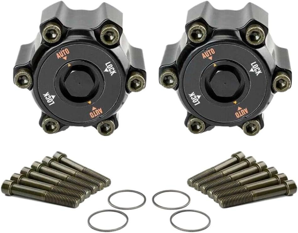 Auto Free Wheel Hub Locks 40250-VB200 Compatible with Patrol GU Y61 TD42 TD3.0 TD2.8 ST STI GQ All Models with Front Coil Springs