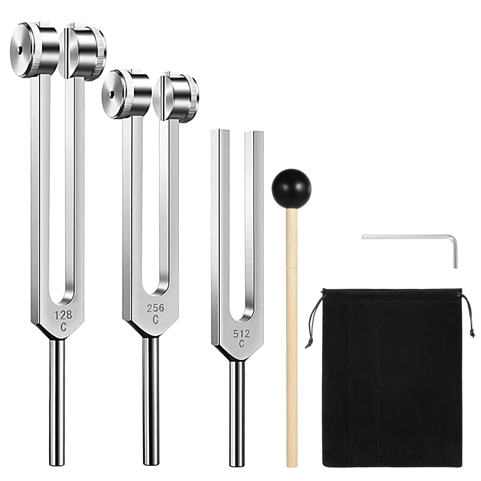 Amazon.com: GOGHOST Tuning Forks for Healing Set 3PCS, Aluminum