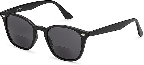 Miniatura 9 de grinderPUNCH Gafas de sol bifocales para lectores con ojo de cerradura retro cuadrado con borde de cuerno semi ojo de gato gafas de sol de lectura