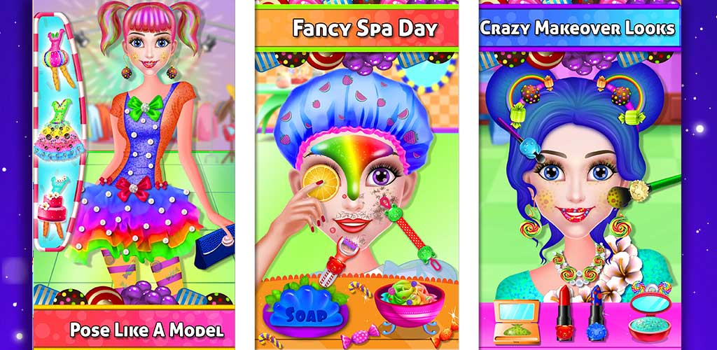 Candy Makeup Fashion Makeover game - Sweet princess dress up games for  girls